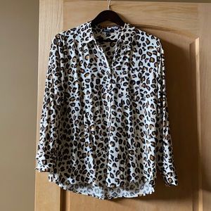 Leopard print blouse